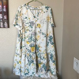 A new day summer floral Dress sz Xl